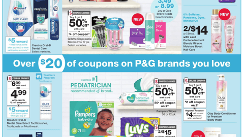 Walgreens P&G Features